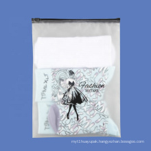 Transparent Shopping Stand Up Pouch Biodegradable Transberant Plastic Custom Bags With Logo Clear Bag Packaging